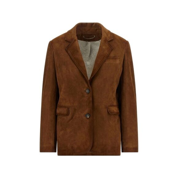 GOLDEN GOOSE Handbags - Golden Goose Brown Jackets - Leather Jackets Women